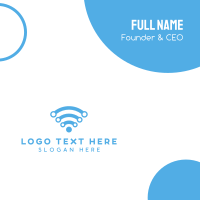 Wifi Technology Business Card Design