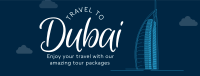 Welcome to Dubai Facebook Cover Design