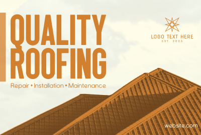Quality Roofs Pinterest board cover Image Preview