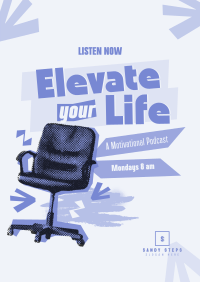 Elevate Life Podcast Poster Design