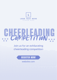 Cheerleading  Competition Details Poster Design