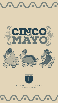 Cinco De Mayo Mascot Celebrates Instagram Reel Image Preview