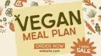 Organic Vegan Food Sale Facebook Event Cover Preview