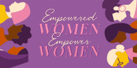 Empowered Women Month Twitter Post Design