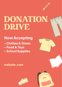 Donation Drive Poster Design