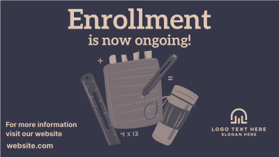 Enrollment Is Now Ongoing Facebook event cover Image Preview