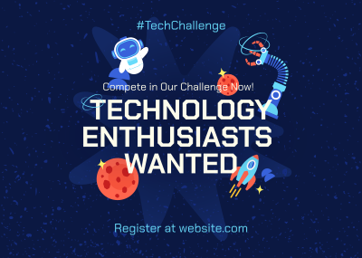 Technology Challenge Postcard Image Preview