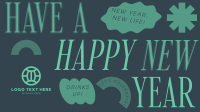 Quirky New Year Greeting Animation Design