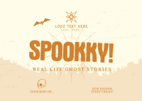 Ghost Stories Postcard Design