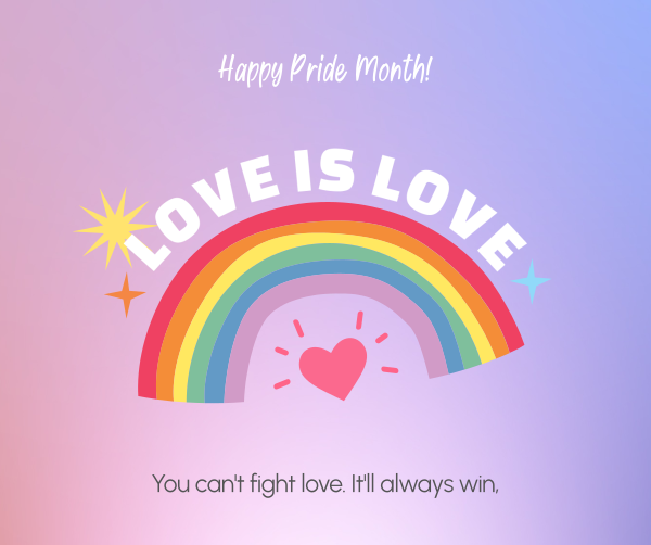 Love Is Love Facebook Post Design Image Preview