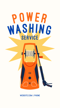 Power Washing Service Instagram Story Design