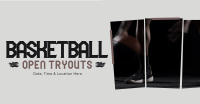 Basketball Ongoing Tryouts Facebook ad Image Preview