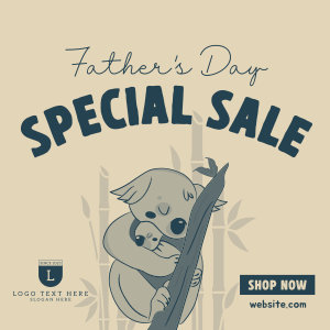 Father's Day Koala Sale Instagram post Image Preview