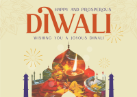 Diwali Tradition Festival Postcard Preview