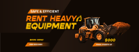 Heavy Equipment Rental Facebook cover Image Preview