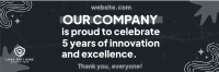 Quirky Company Anniversary Twitter Header Preview