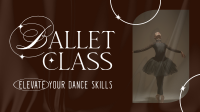 Elegant Ballet Class Animation Image Preview