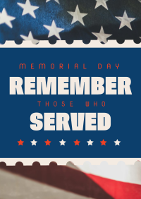 Remember Memorial Day Flyer Image Preview