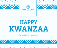 Kwanzaa Cultural Pattern Facebook Post Design