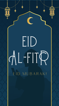 Eid Al Fitr Prayer Instagram Story Design