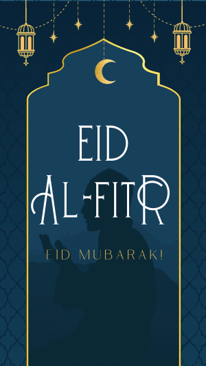 Eid Al Fitr Prayer Instagram story Image Preview