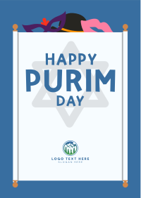 Happy Purim Flyer Design
