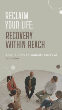 Peaceful Sobriety Support Group Facebook story Image Preview