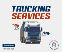Moving Trucks for Rent Facebook Post Design