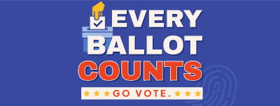 Every Ballot Counts Facebook cover Image Preview