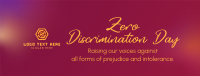 Zero Discrimination Day Facebook Cover Design