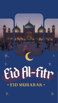 Modern Eid Al Fitr YouTube Short Design