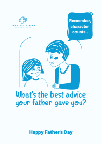 Best Dad Advice Flyer Image Preview