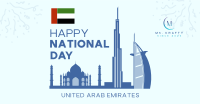 UAE National Day Landmarks Facebook Ad Image Preview