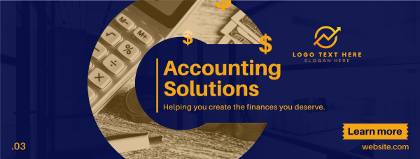 Accounting Solution Facebook Cover Design Image Preview
