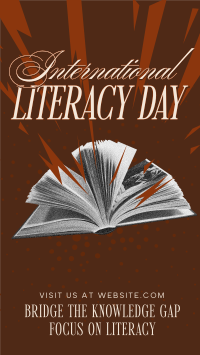 International Literacy Day Greeting YouTube short Image Preview