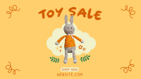 Stuffed Toy Sale Facebook Event Cover Design