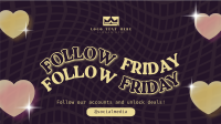 Quirky Follow Friday Facebook event cover Image Preview