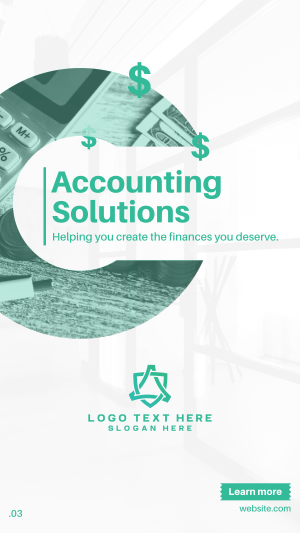 Accounting Solution Instagram story Image Preview