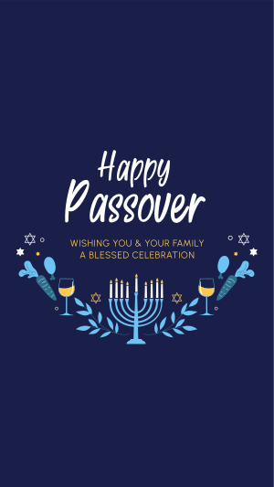Celebrate Passover  Instagram story Image Preview