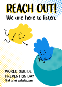 Reach Out Suicide prevention Flyer Image Preview