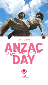Anzac Day Soldiers Instagram Reel Design