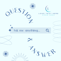 Minimalist Q&A Instagram post Image Preview