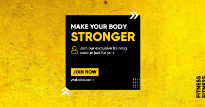 Make Your Body Stronger Facebook Ad Image Preview