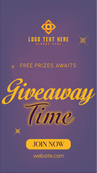 Elegant Giveaway Instagram Story Design