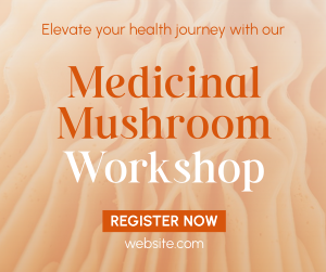 Minimal Medicinal Mushroom Workshop Facebook post Image Preview