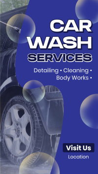 Carwash Auto Detailing Facebook story Image Preview