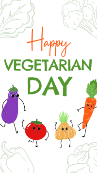 Veggie Party Fun! Facebook story Image Preview