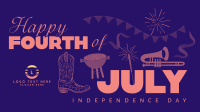4th of July Illustration Animation Image Preview