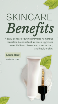 Skincare Benefits Organic Instagram reel Image Preview