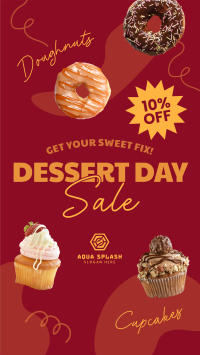 Dessert Day Sale TikTok Video Image Preview